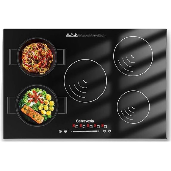 30-Inch 5-Burner Induction Cooktop with Touch Control