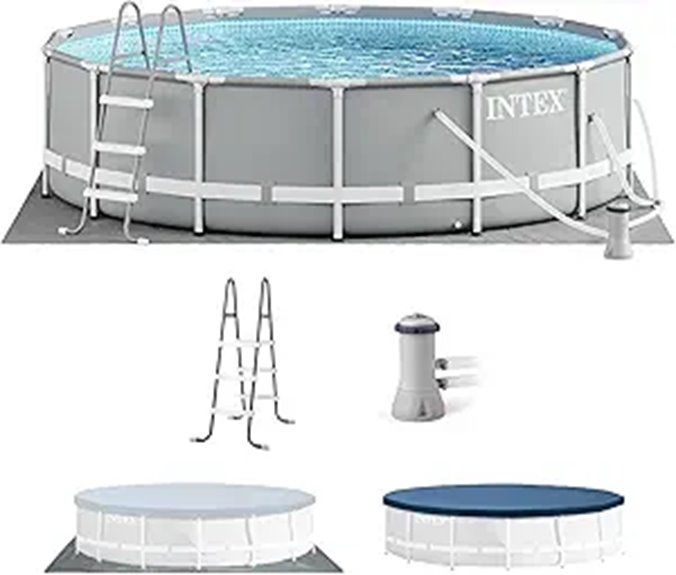 Intex 14ft Above Ground Pool with Filter Pump
