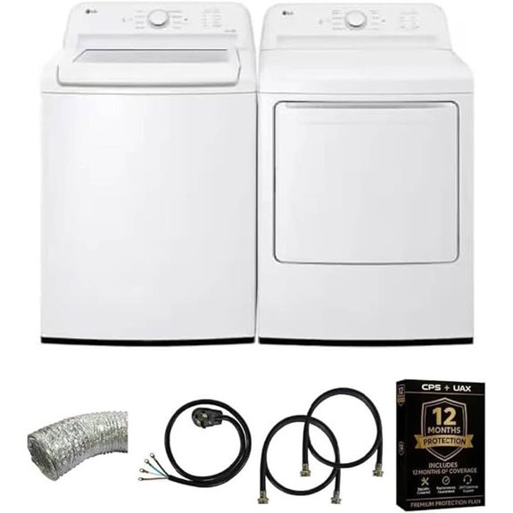 LG Top Load Washer & Large Capacity Electric Dryer Set