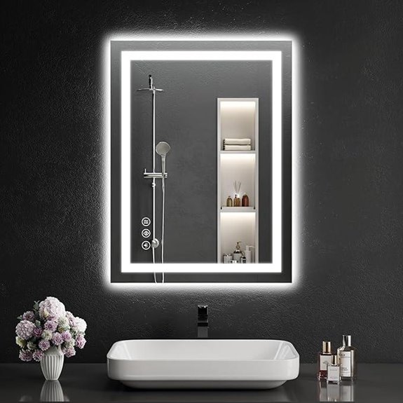 24 x 32 LED Bathroom Mirror with Lights