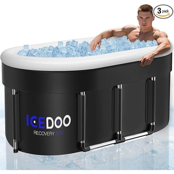 Upgraded 175-Gal Inflatable Cold Plunge Ice Bath Tub