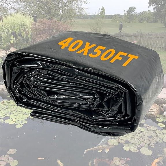 Yeezoo 40x50ft Reinforced PE Pond Liner