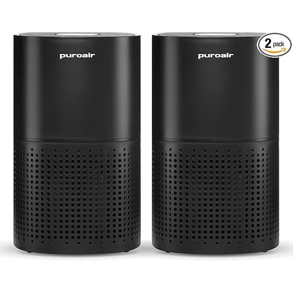 PuroAir HEPA Air Purifiers for Large Rooms (2 Pack)