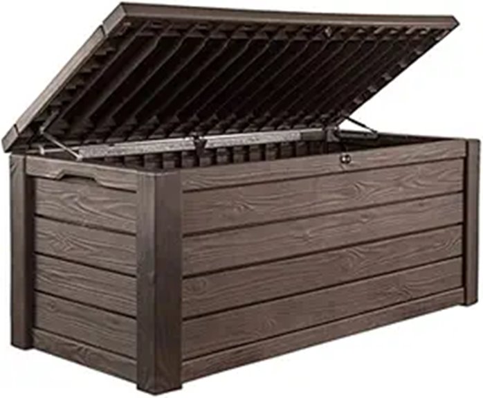 Keter Westwood 150-Gallon Deck Box & Bench