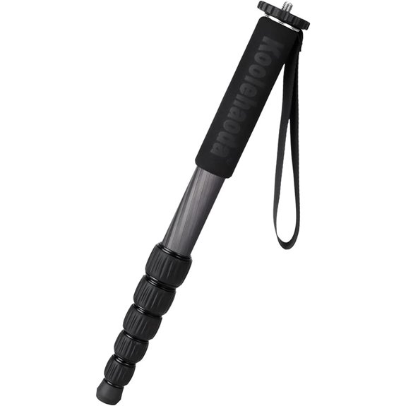 Koolehaoda Carbon Fiber Monopod 6-Section Portable