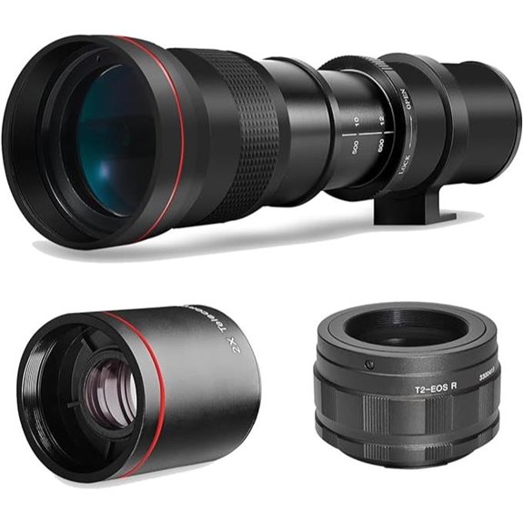 High-Power 420-1600mm f/8.3 Telephoto Zoom Lens for Canon EOS