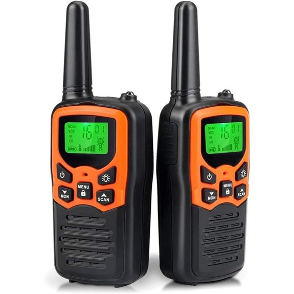 MOICO Long Range Walkie Talkies with Flashlight (2 Pack)