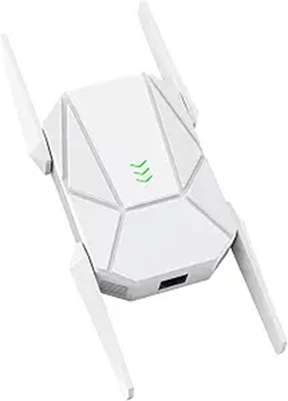 AX1800 WiFi 6 Extender with Long Range & Gigabit Port