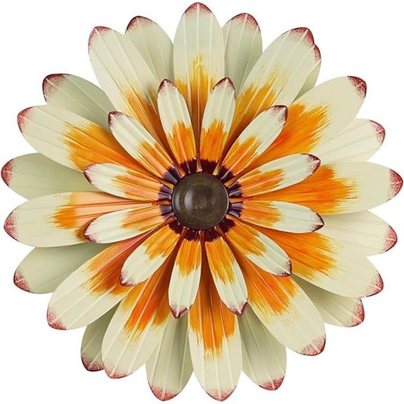 YEAHOME Metal Flower Wall Decor (16)