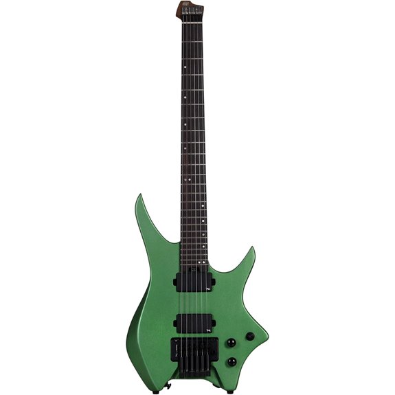 The NEXT HN5 Headless Electric Guitar (Metallic Green)