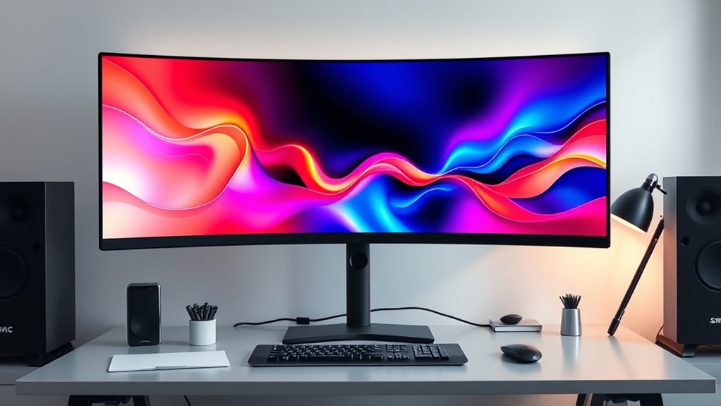 monitor size and features