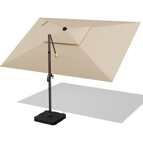 9' x 12' Cantilever Patio Umbrella with Rotation