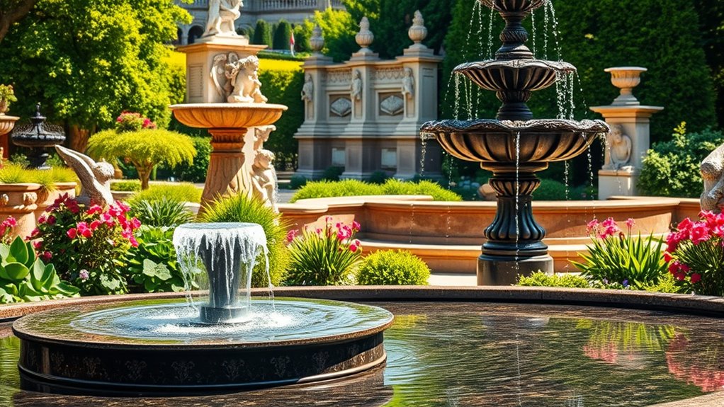 outdoor fountain selection criteria