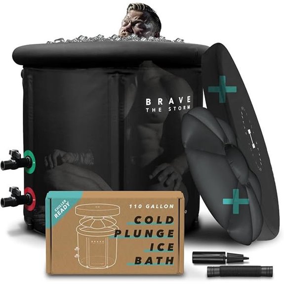Cold Plunge Tub for Ice Baths - 110 Gal Outdoor/Indoor