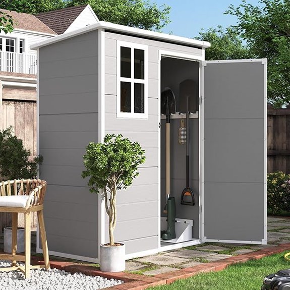 UDPATIO 5x3 FT Outdoor Storage Shed with Lock