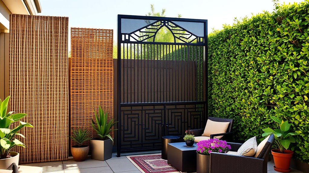 outdoor privacy screen considerations