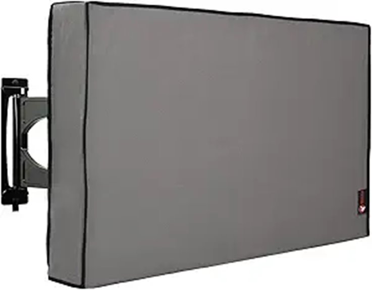 iBirdie Outdoor TV Cover 48-50 inch Waterproof Grey
