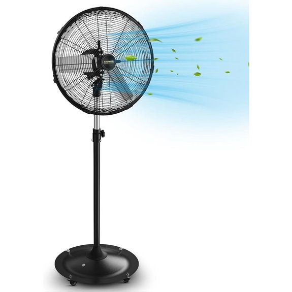 20 Outdoor Pedestal Fan with Waterproof Motor