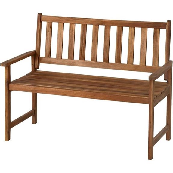 Outdoor Wooden Garden Patio Bench