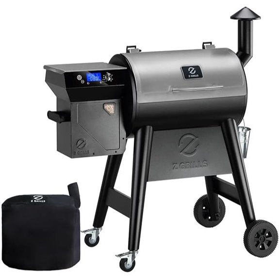 Z GRILLS Pellet Grill with PID Controller and Rain Cover