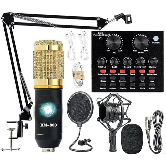 Podcast Studio Bundle with Voice Changer and Sound Card