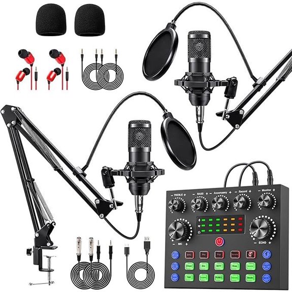 Sktome Podcast Equipment Bundle with Microphone and Voice Changer