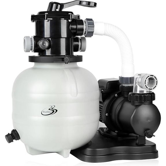 BlueBay 13 Sand Filter Pump with Timer for Pools