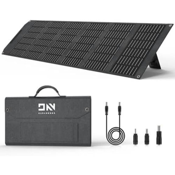 DaranEner 100W Foldable Solar Panel with USB-C
