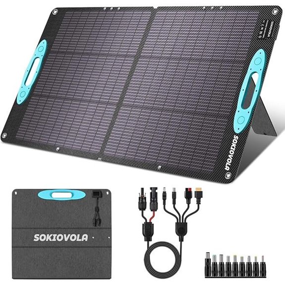 100W Foldable Solar Panel for Camping & RV