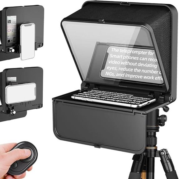 LENSGO TC7S Portable Teleprompter for Phones
