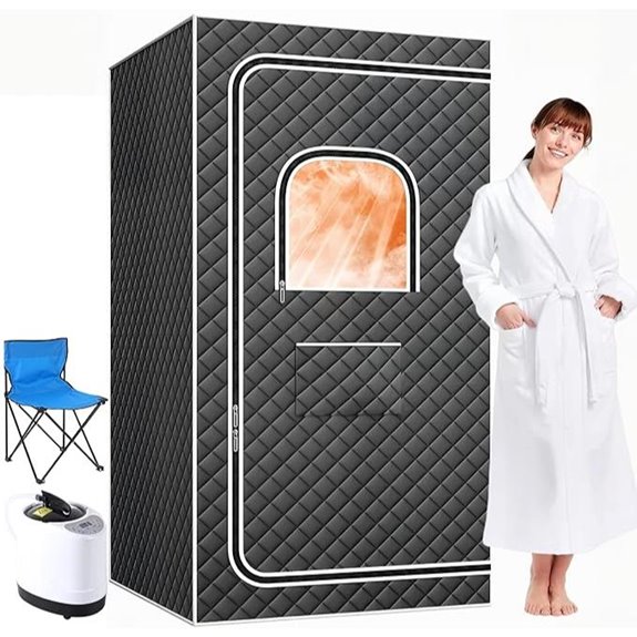 Portable Home Sauna Tent with Fast Heating and Steam