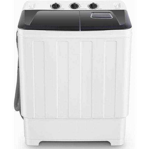 Nictemaw Portable 30Lbs Twin Tub Washer and Dryer