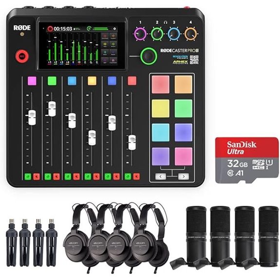 Rode RODECaster Pro II Podcast Studio & Mic Pack