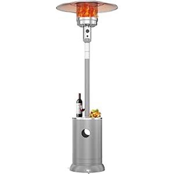 50,000 BTU Propane Patio Heater with Wheels