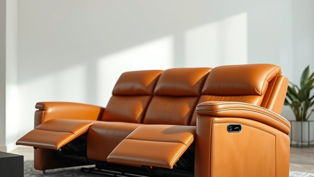 recline range and features