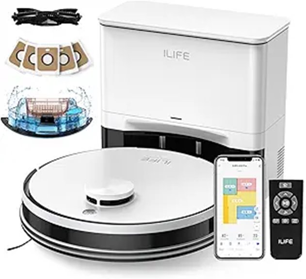 ILIFE A30 Pro Robot Vacuum & Mop with Self-Emptying Station