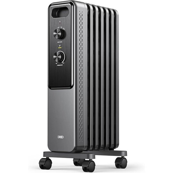 Dreo Electric Radiator Heater with Safety Features
