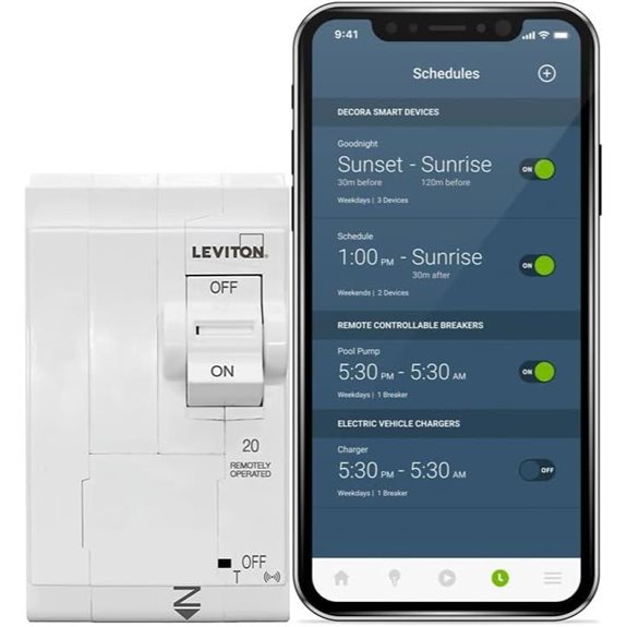Leviton 2nd Gen Smart Circuit Breaker 20A