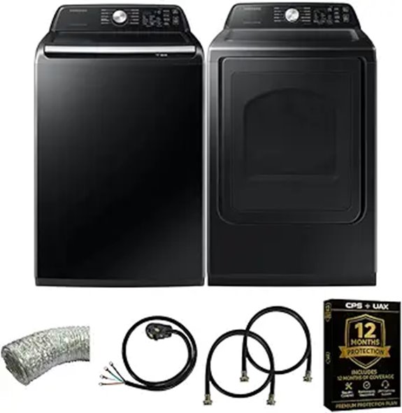 Samsung Washer & Dryer Set with Sensor & Vibration Control