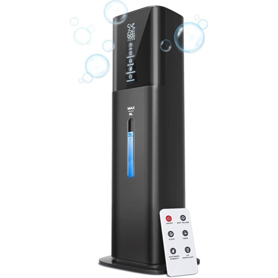 Quiet Ultrasonic Humidifier for Large Rooms with Timer