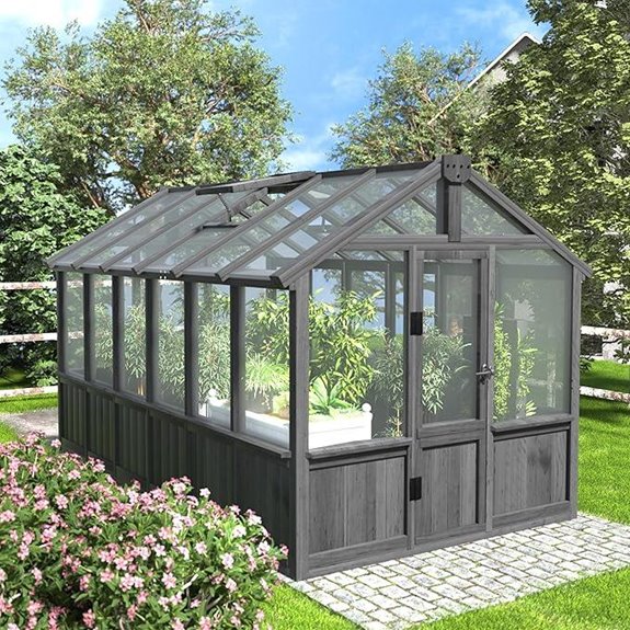MUPATER 6x12 Walk-in Greenhouse with Ventilation