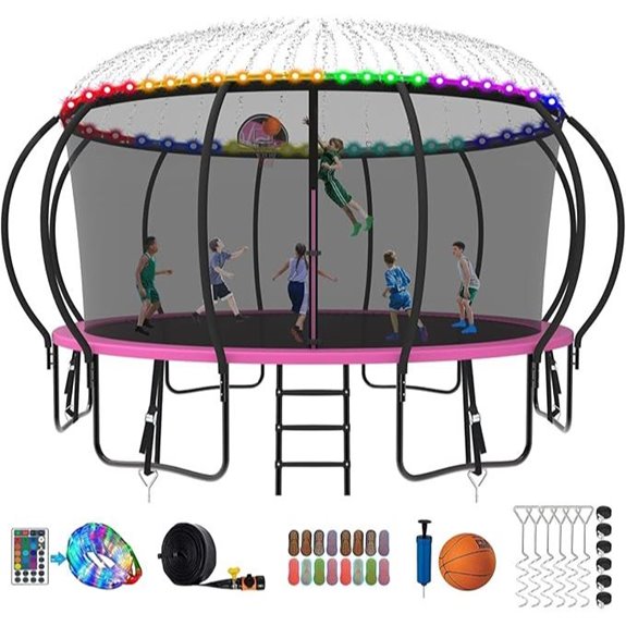 SkyUp 2025 8-16ft Trampoline with Accessories