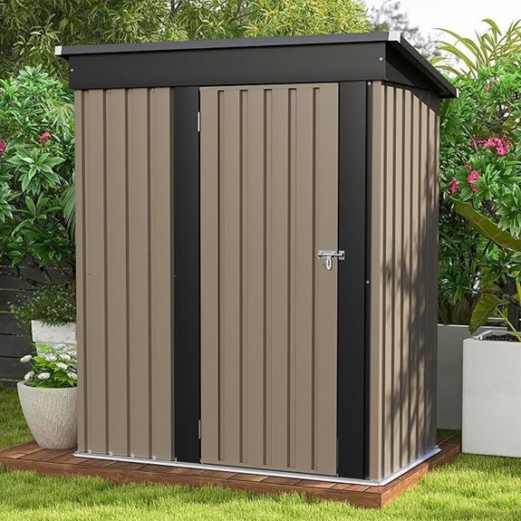 Patiowell 5x3 FT Outdoor Storage Shed