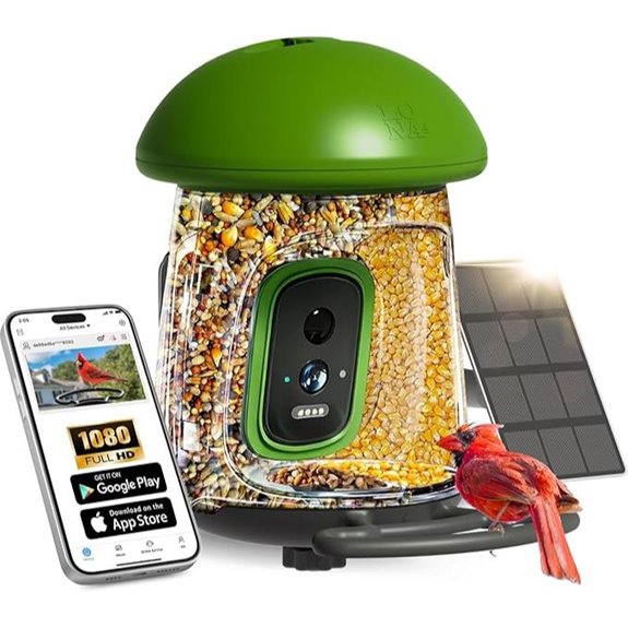 LONA Smart Bird Feeder with Camera & AI Identification