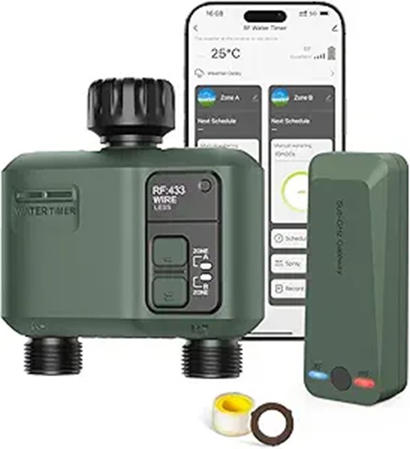 WiFi Water Timer for Garden Hose and Sprinklers
