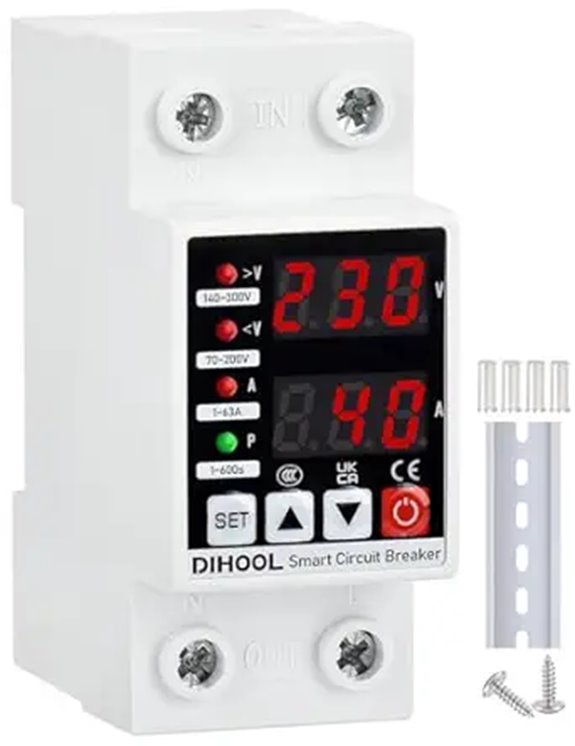 DIHOOL Smart Circuit Breaker with Overcurrent Protection