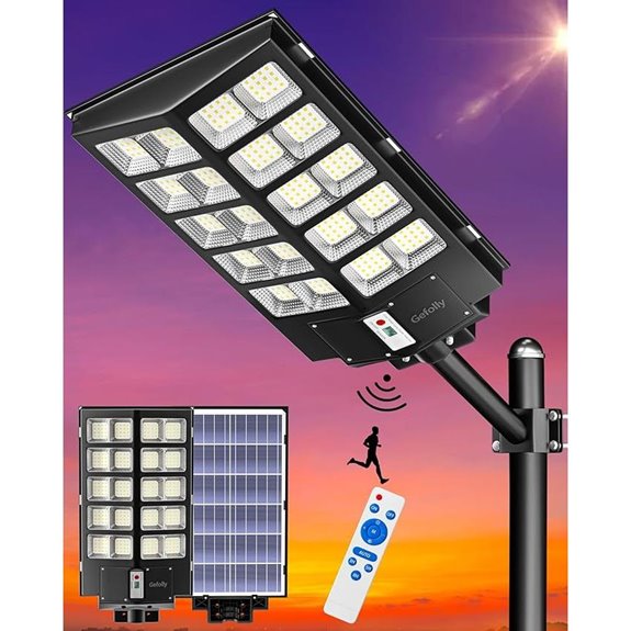 Gefolly SL-5200W Solar LED Street & Flood Light