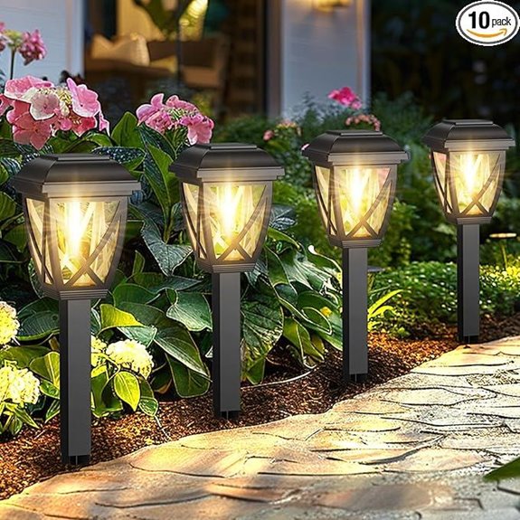 Derynome Solar Pathway Lights (10 Pack)