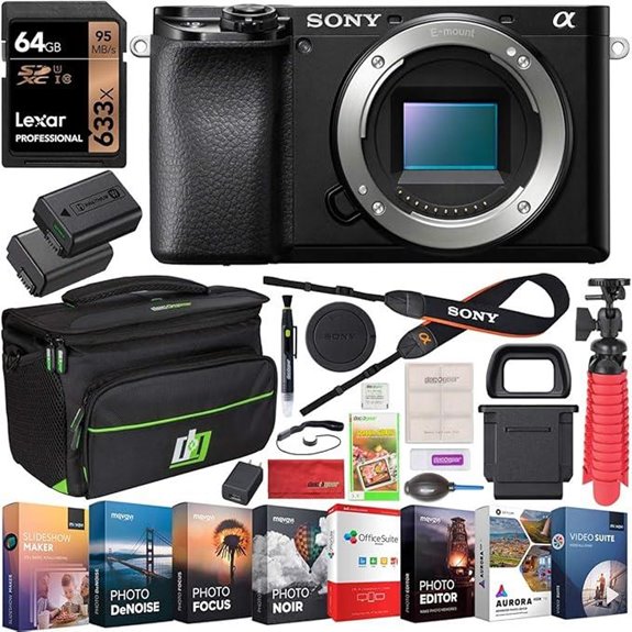 Sony a6100 Mirrorless Camera Kit with Accessories