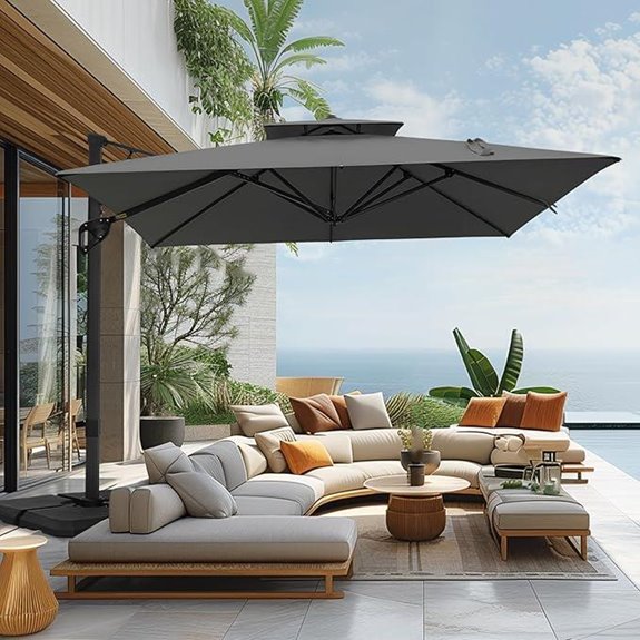 Sophia & William 12ft Cantilever Patio Umbrella